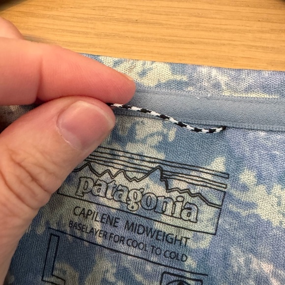 Patagonia Capilene Midweight Floral Long Sleeve Pullover Baselayer / large - Picture 8 of 14